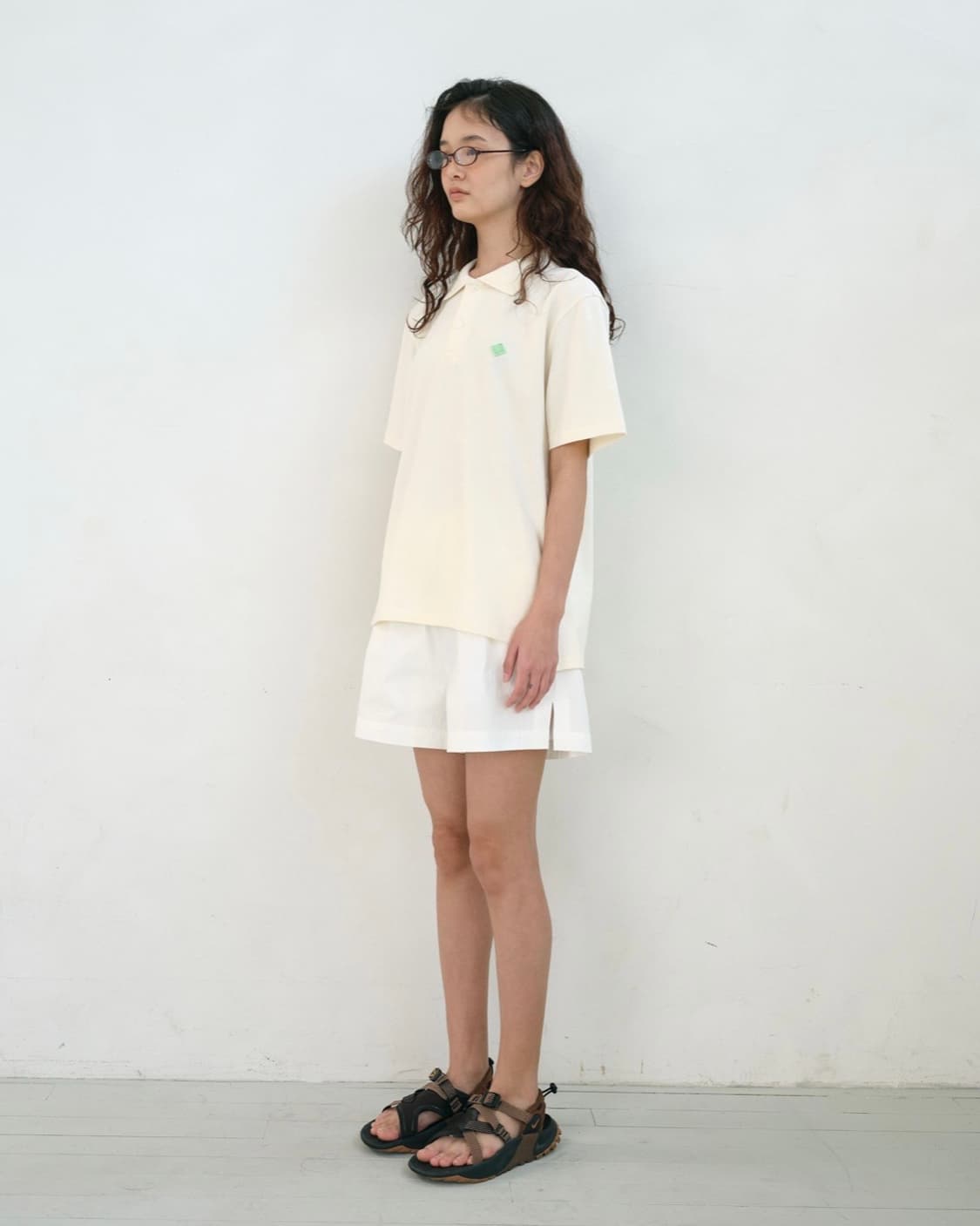 베이직 로고 피케 셔츠 Lemon 상품이미지6