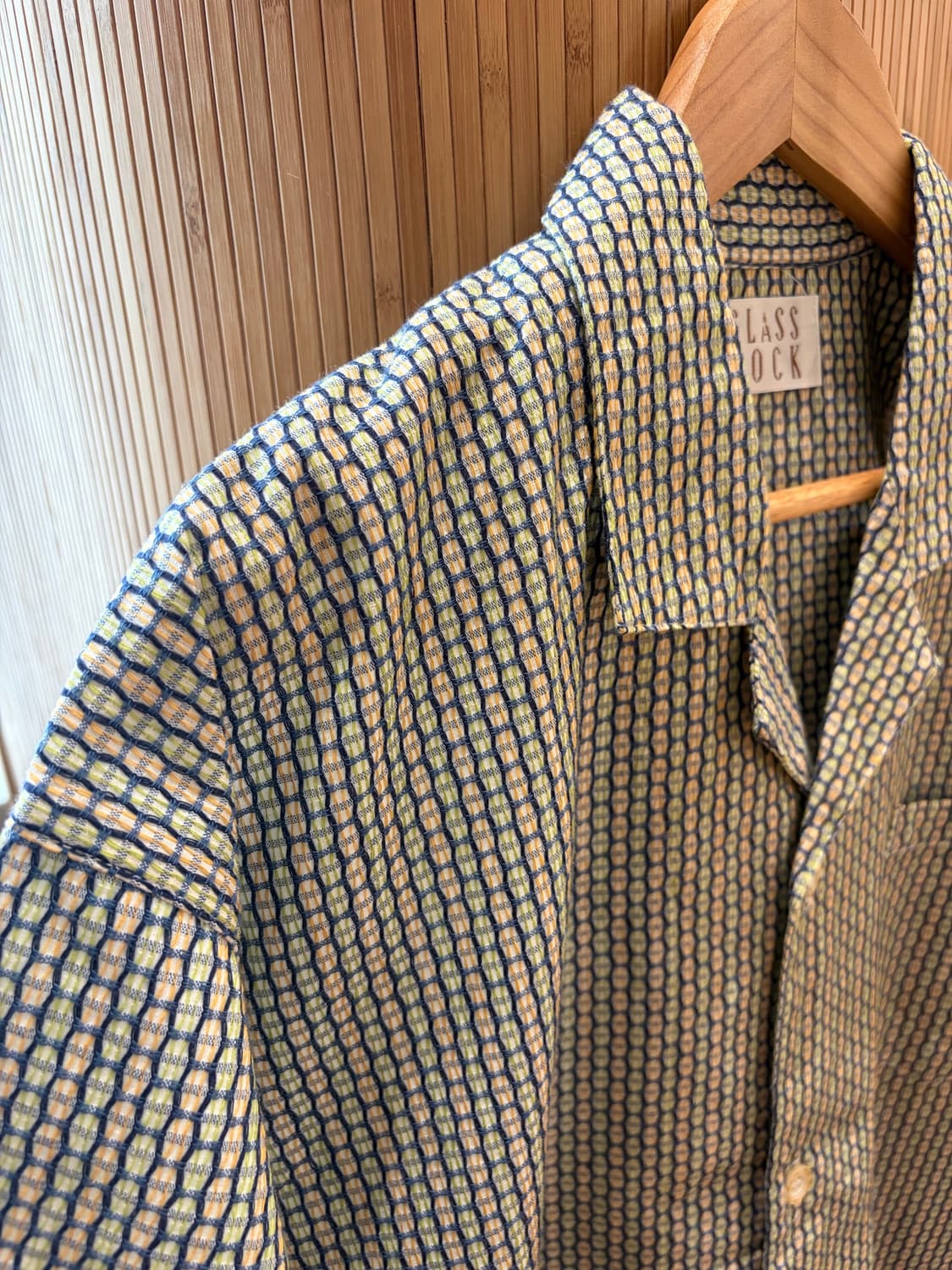 90s GLASS ROCK Pattern Shirt 상품이미지1