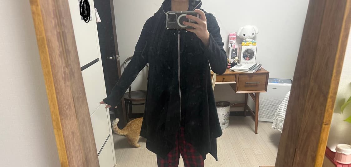 bajra 드레이프 후드집업  상품이미지2