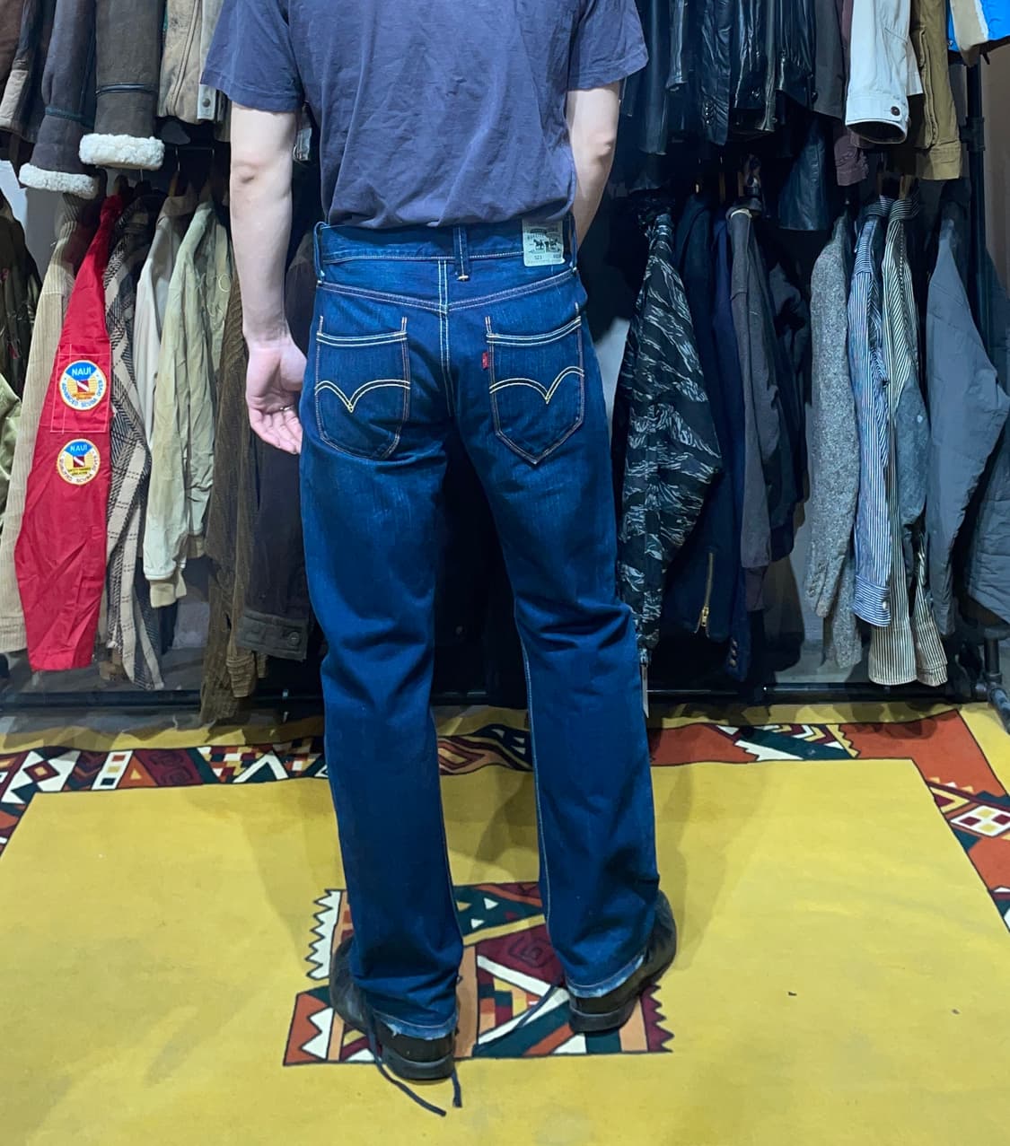 리바이스 523 인디고 스트레이트 데님팬츠 상품이미지2