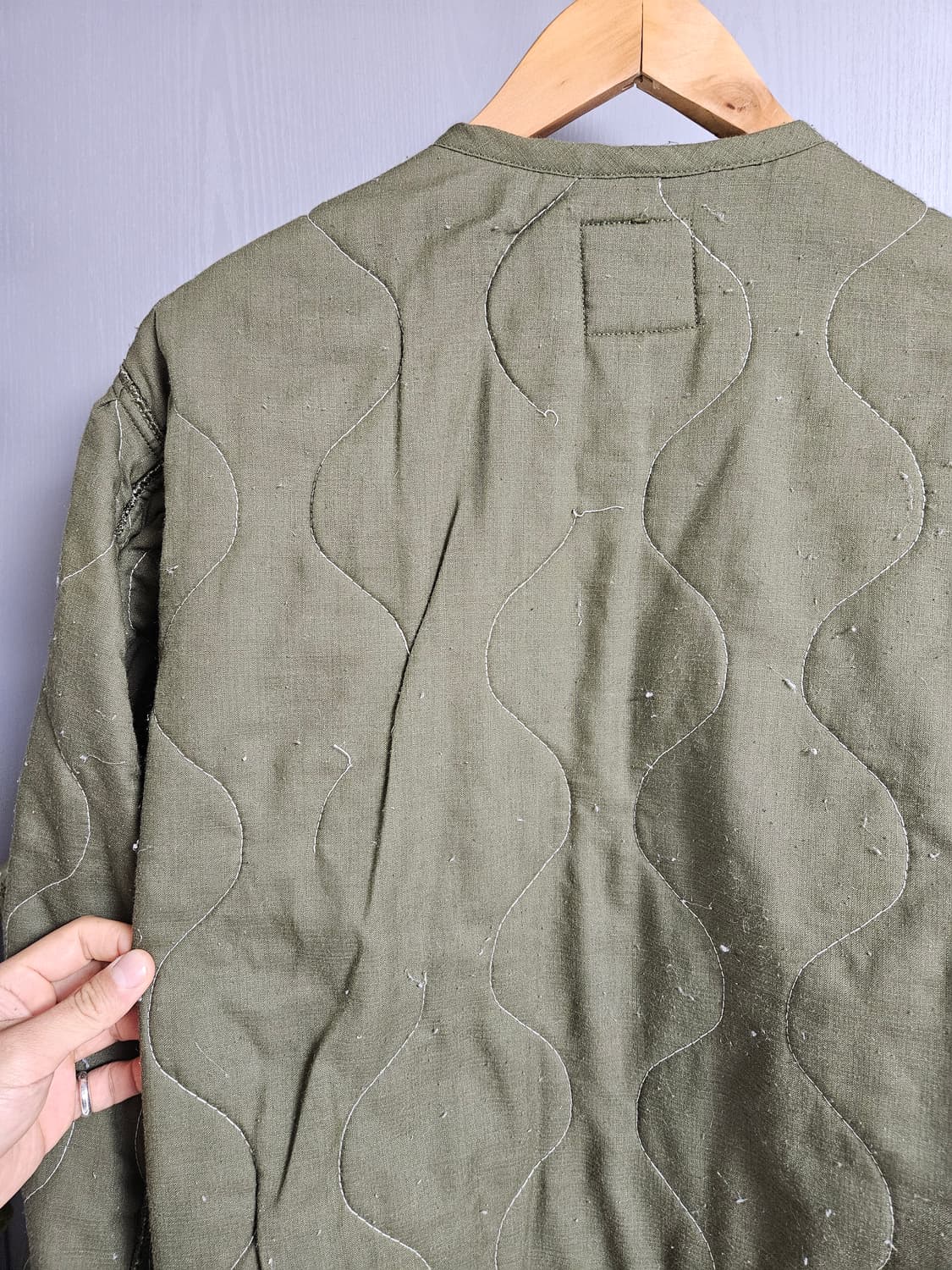 빈티지 오리지널 US ARMY 밀리터리 내피 자켓 M 상품이미지7