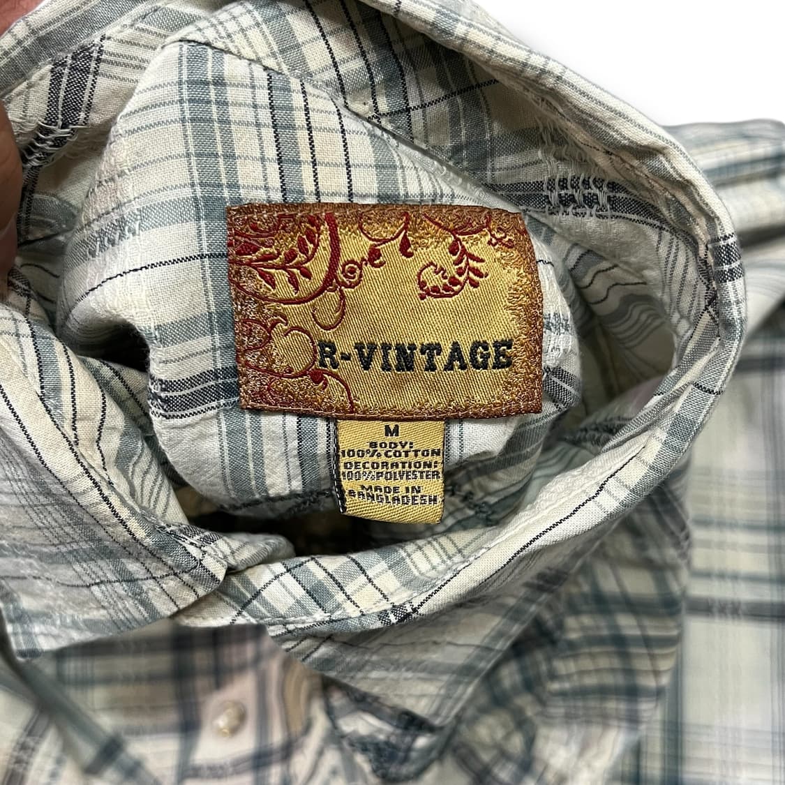  r vintage 자수 웨스턴셔츠 y13480 상품이미지7