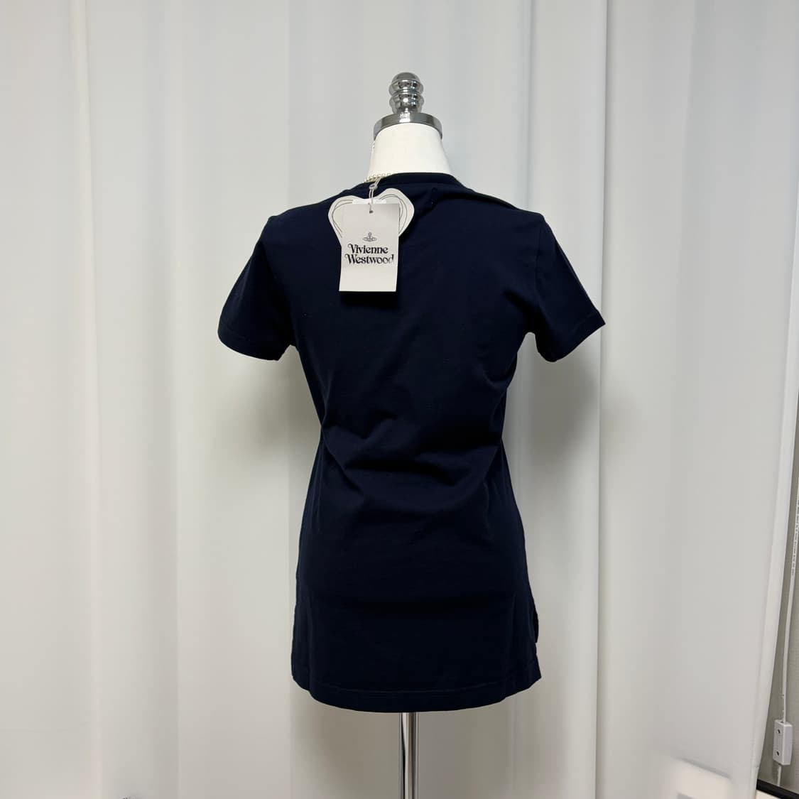 비비안웨스트우드 ORB 페루 코튼 반팔 티셔츠 네이비 상품이미지7