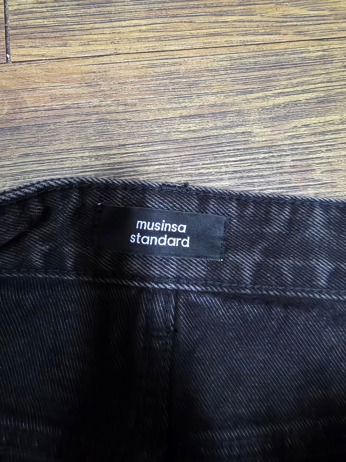 무탠다드 블랙데님 상품이미지3