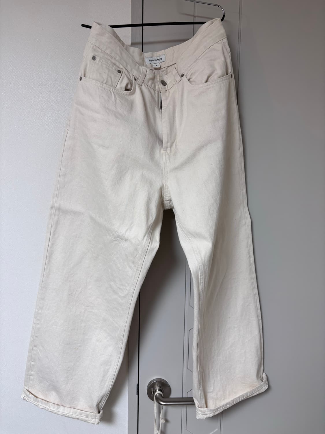 택포) 999휴머니티 에브리데이 와이드 데님 팬츠 상품이미지2