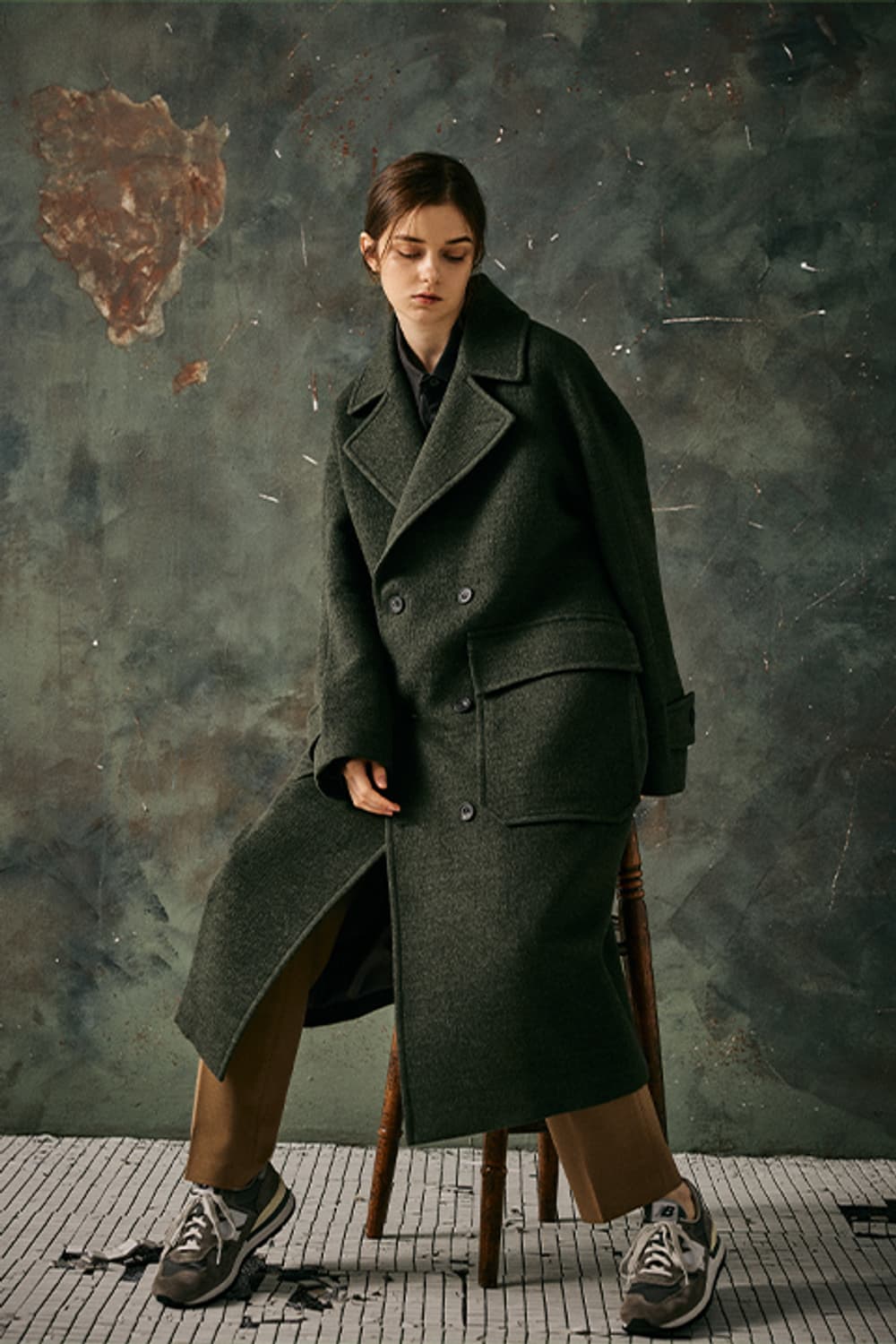 Woosuk 우석 더블코트 1사이즈 상품이미지1