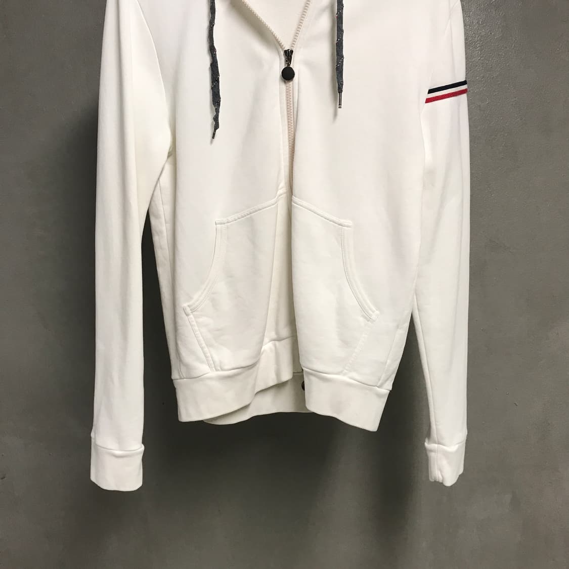 몽클레어 후드 집업 화이트 M 상품이미지3