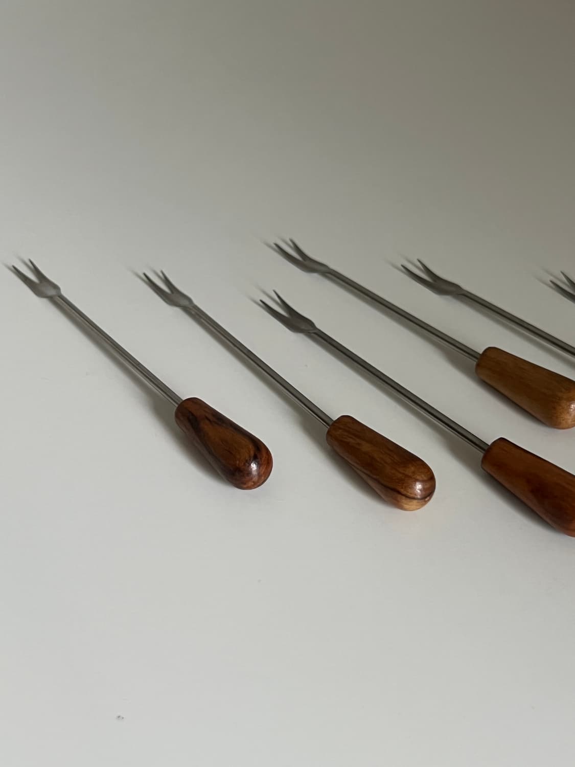 빈티지 우든 포크세트 6pcs 상품이미지4
