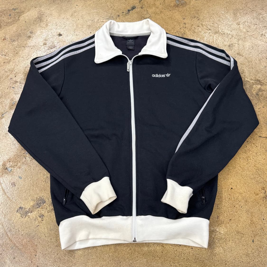 아디다스 블랙 그레이 베켄바우어 져지 트랙탑 95 상품이미지2