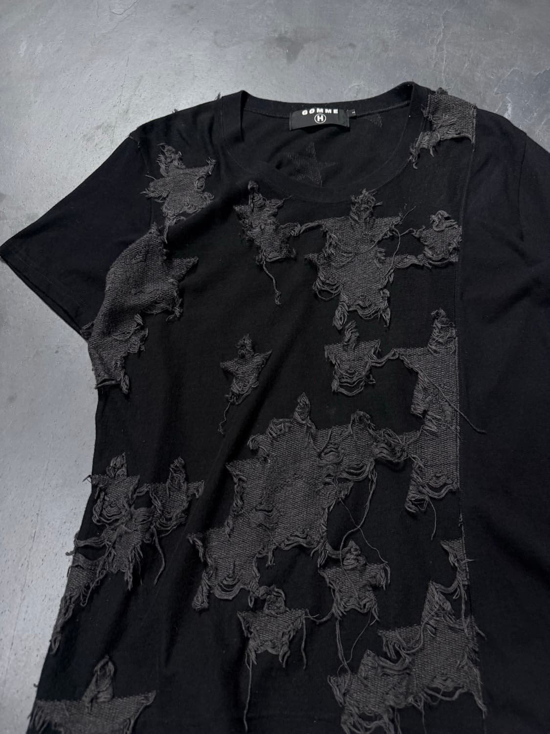 GOMME HOMME Star Cut-off T Shirt 상품이미지4