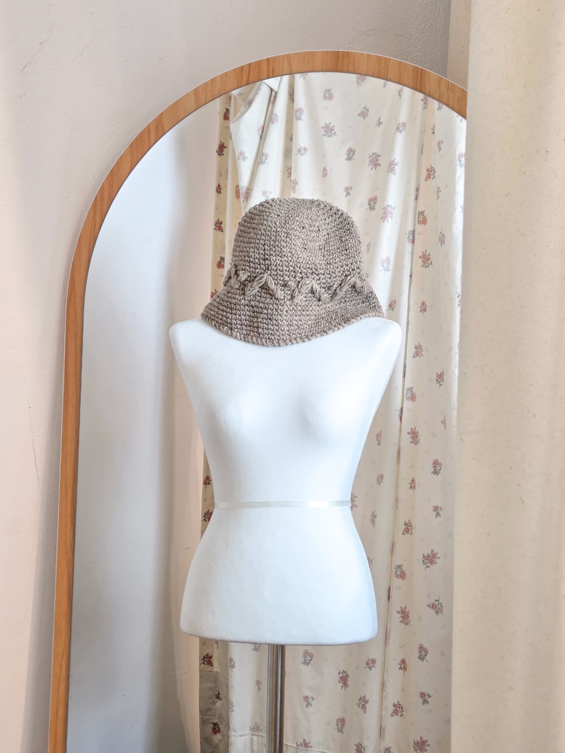 색실 콕콕 뜨개 모자 상품이미지1