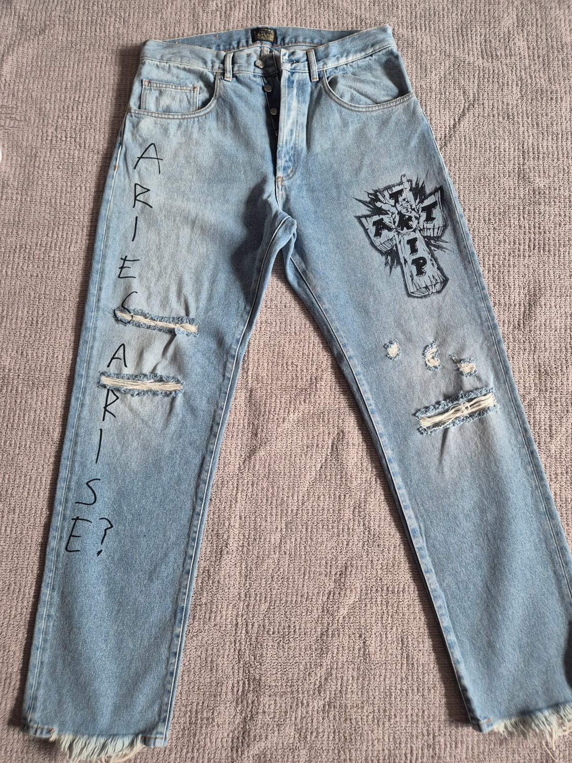 aries metal trip batten jean 상품이미지5