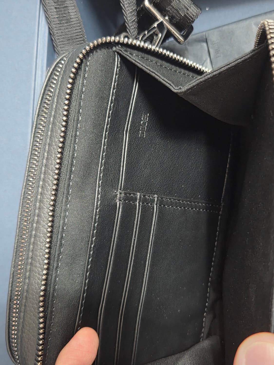 디올 오블리크 자카드 메신저 스트랩백 상품이미지7