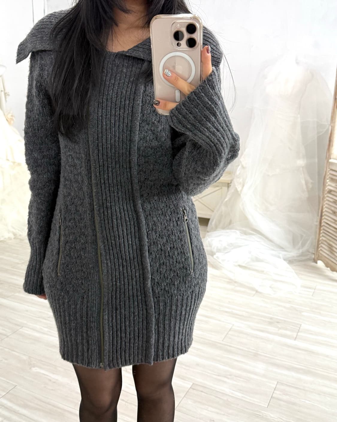 Chacoal minimal Feminine Y2K Fitted Knit 상품이미지3