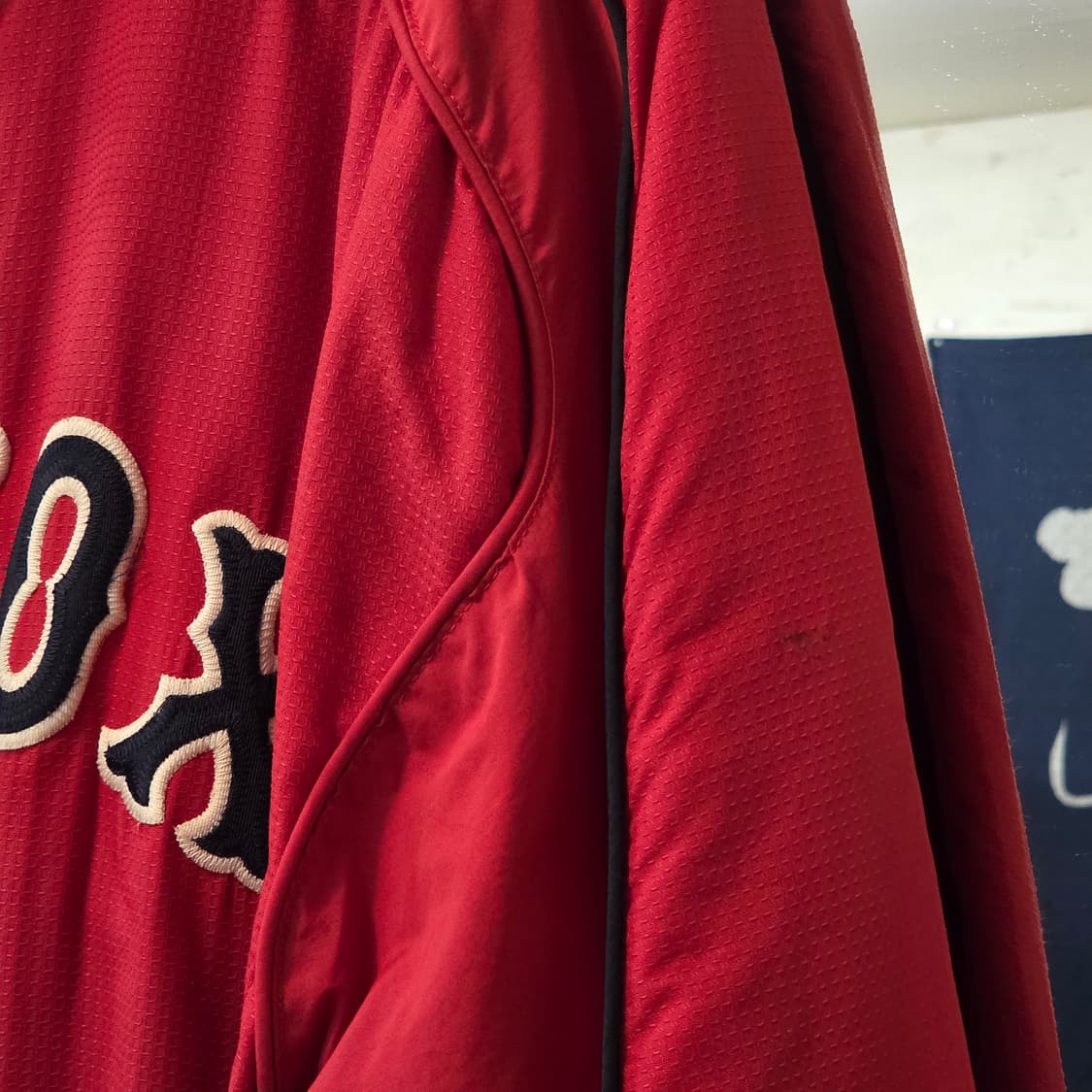 마제스틱 레드 삭스 봄버 바시티 점퍼 상품이미지4