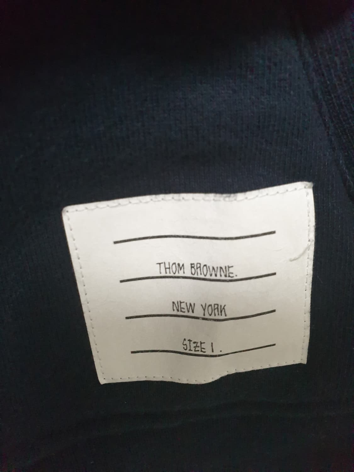 톰브라운 후드집업 navy 1size 상품이미지4