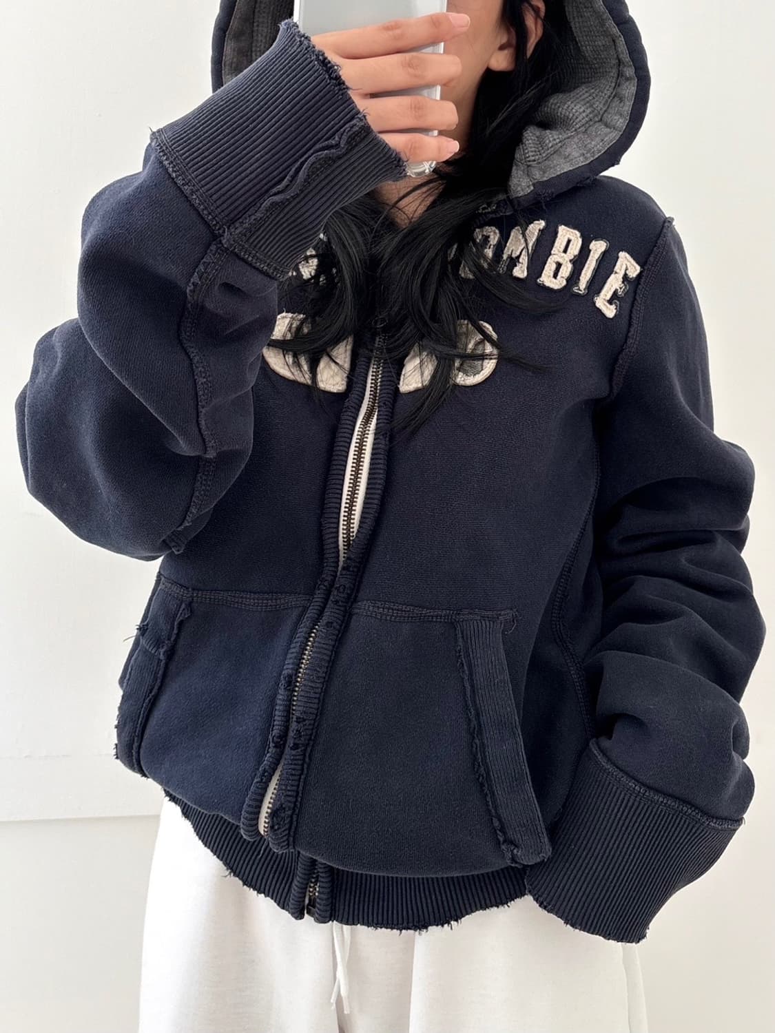 아베크롬비 네이비 후드집업 상품이미지1