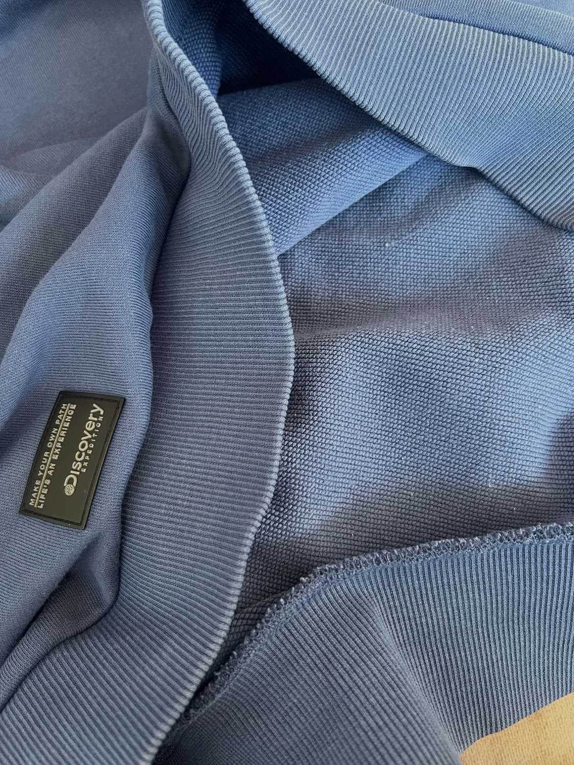 디스커버리  남성 블루네이비 맨투맨티셔츠 상품이미지5