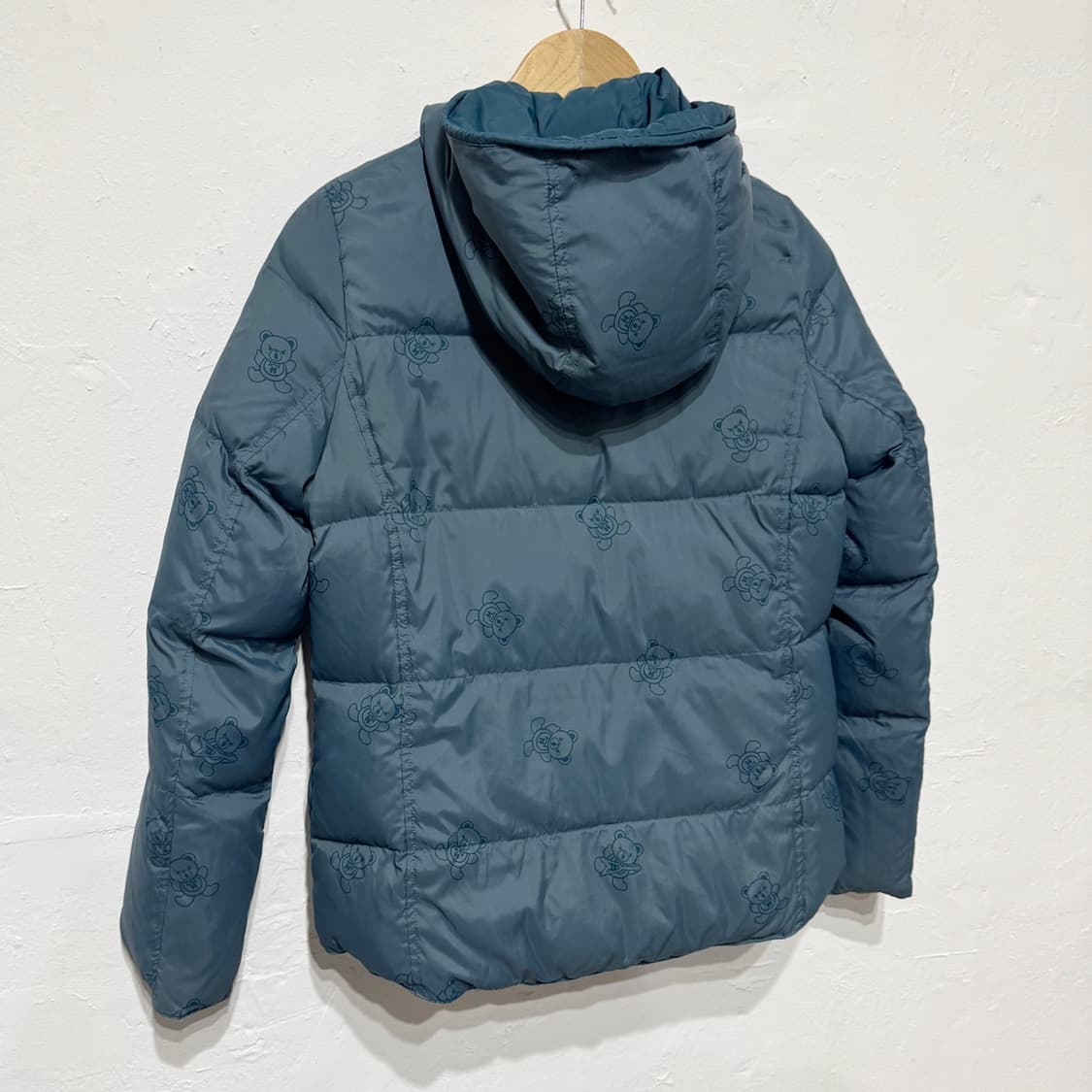 히스테릭글래머 퍽베어 리버시블 다운 자켓 블루 상품이미지6