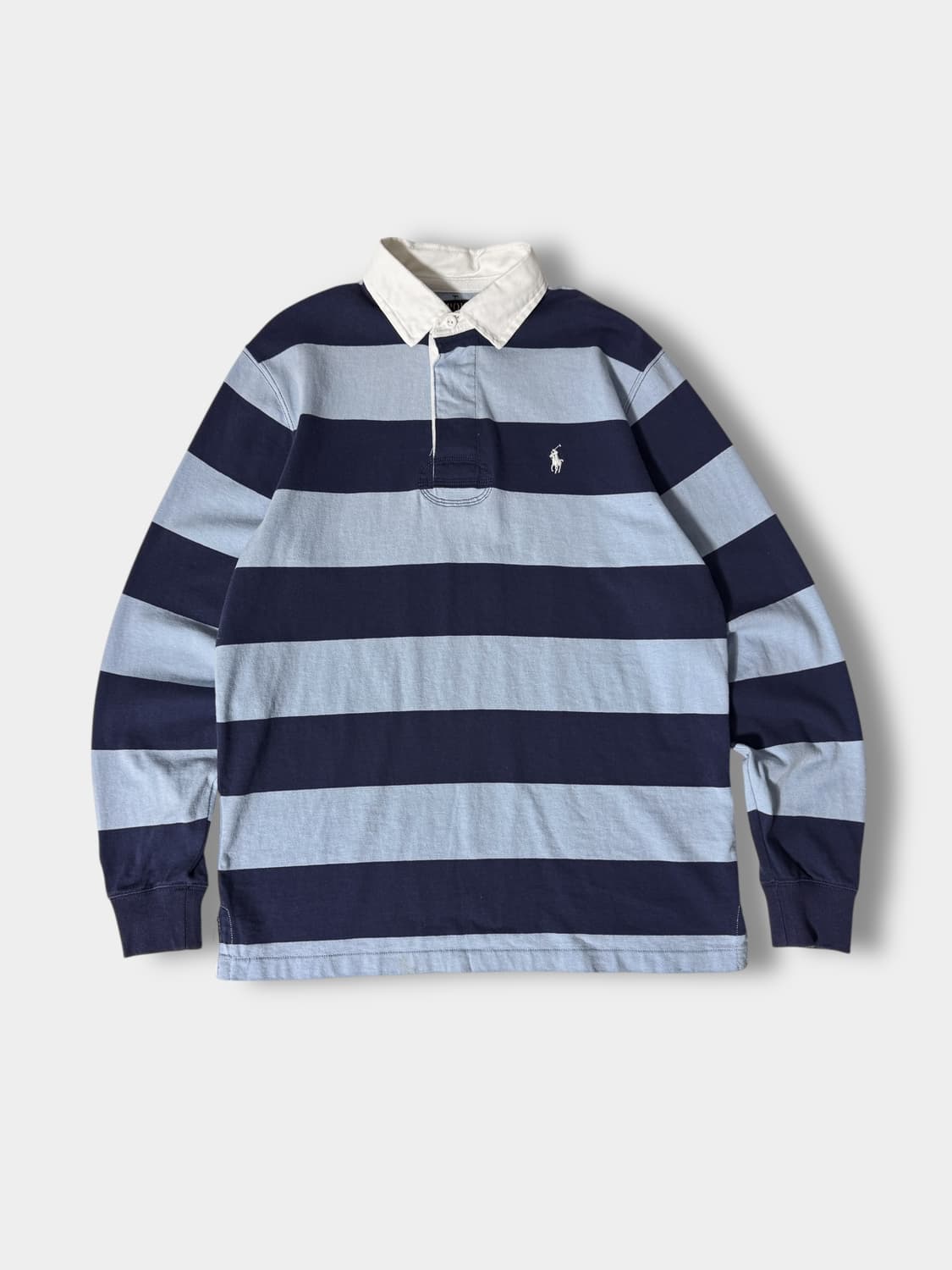 폴로 랄프로렌 루즈핏 신형 QR라벨 아이코닉 럭비 셔츠 상품이미지1