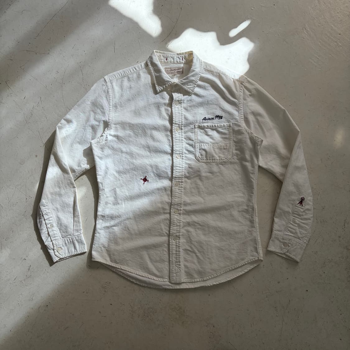 아비렉스 빈티지 자수 셔츠 L 상품이미지2
