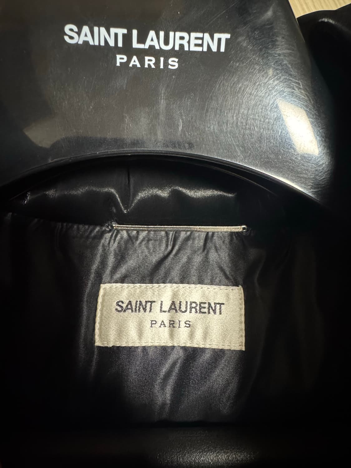 생로랑 래커드 패딩 50사이즈 상품이미지7