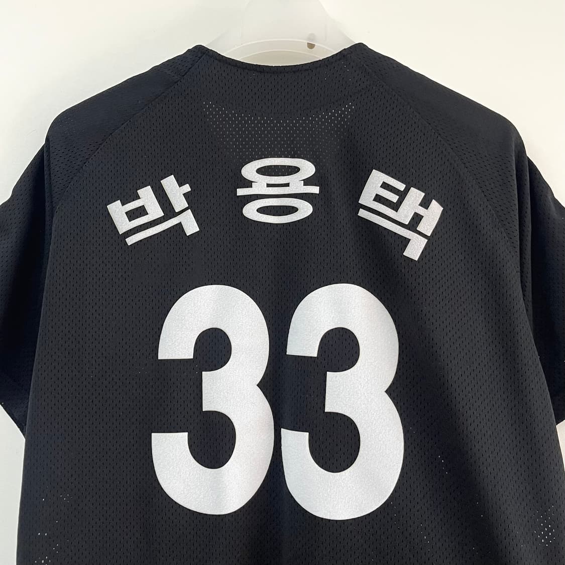 LG트윈스 박용택 마킹 블랙 반팔 져지 유니폼 상품이미지5