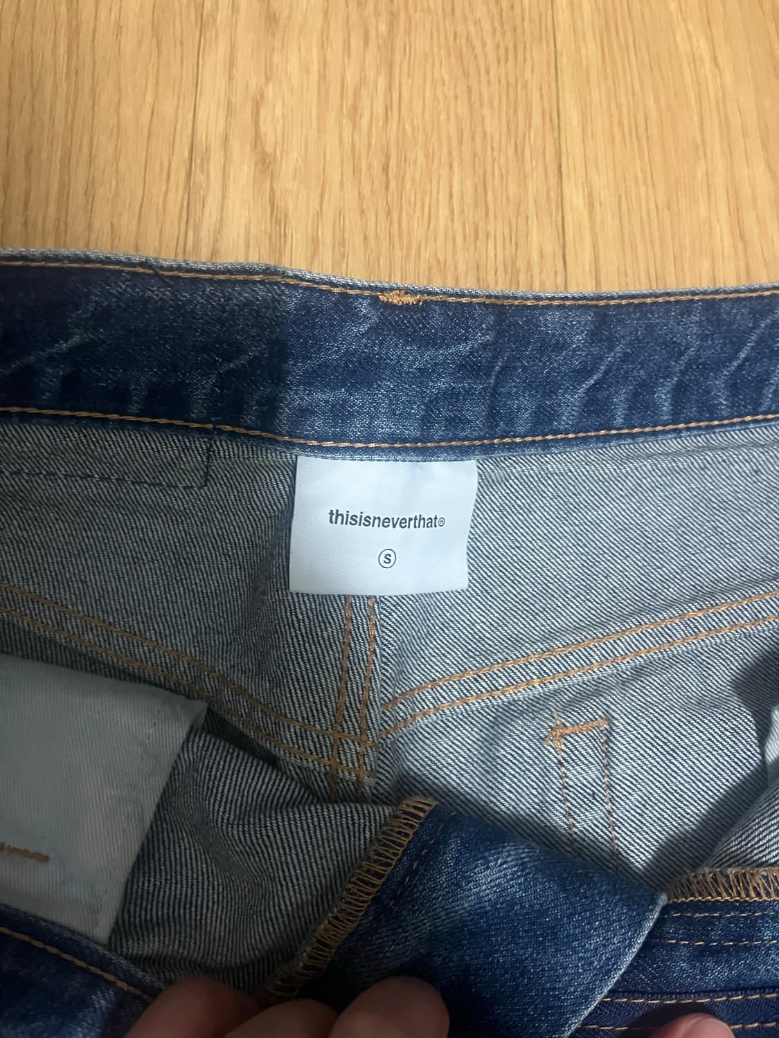 디스이즈네버댓 릴렉스드진 블루 s 상품이미지2