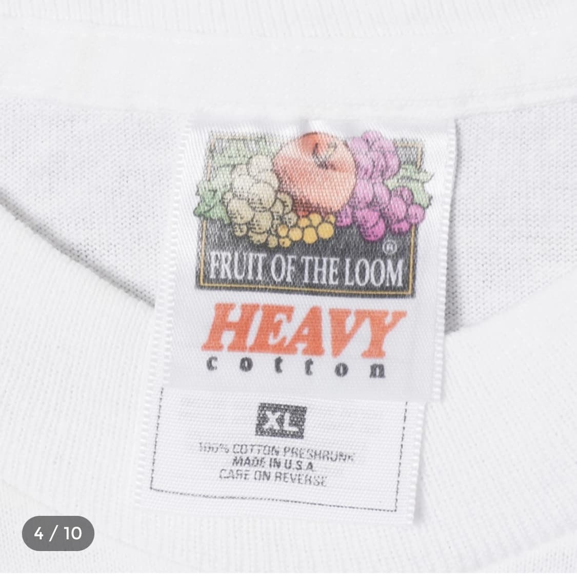 90‘s  빈티지 티셔츠 fruit of the loom 상품이미지3