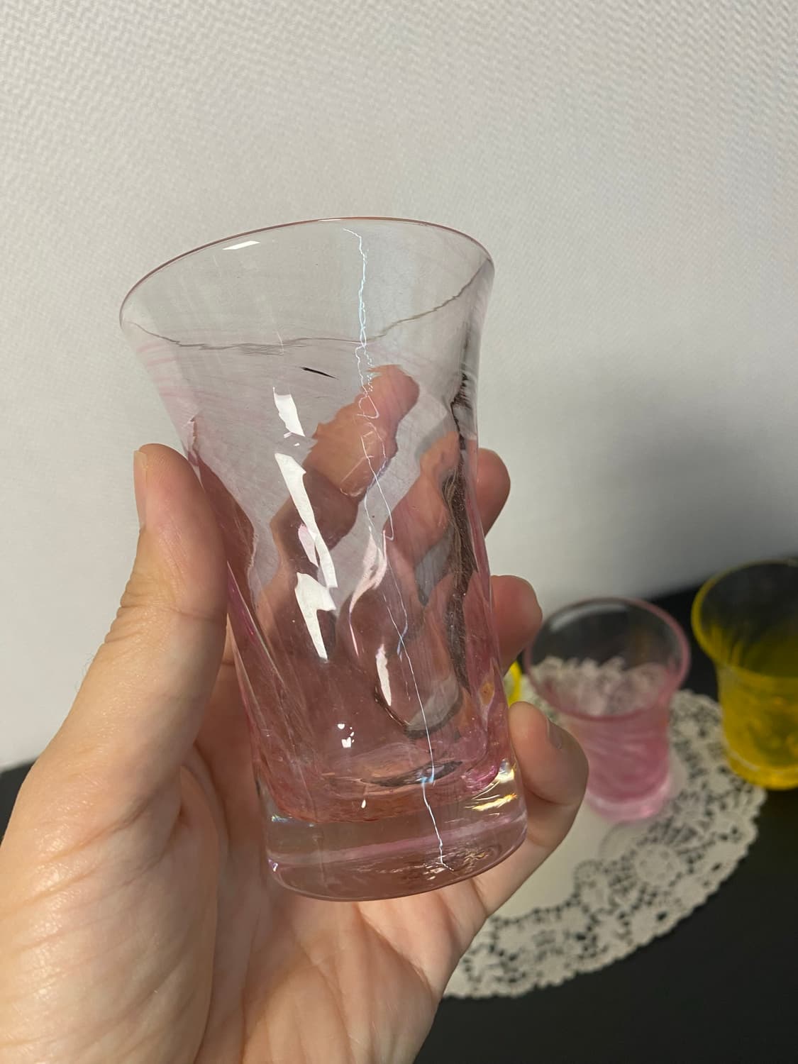 일본 수입 빈티지 컬러 유리컵 6P 세트 (전용 박스 포함) 상품이미지5