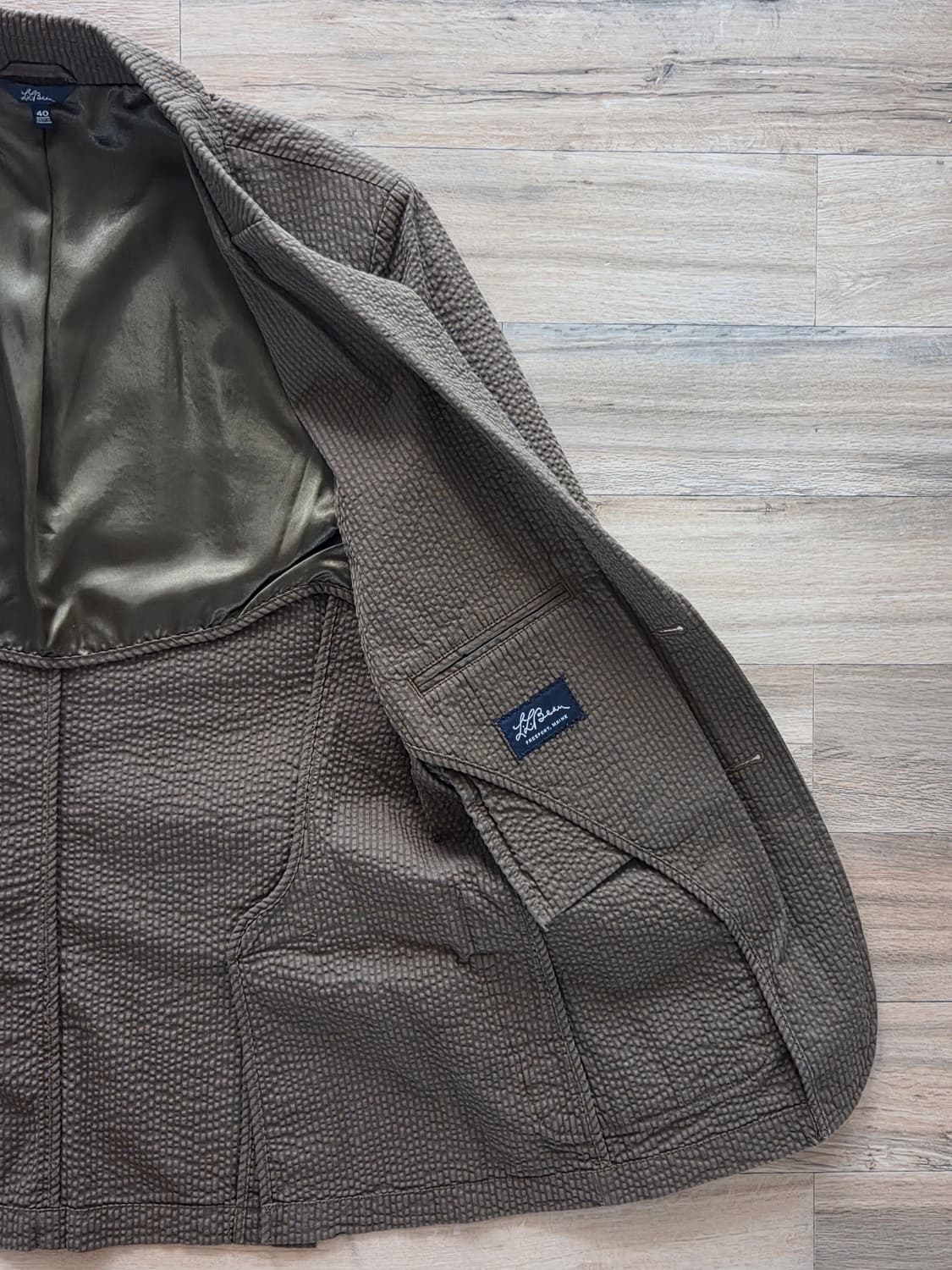 LL BEAN 엘엘빈 시어서커 자켓 블레이저 상품이미지4