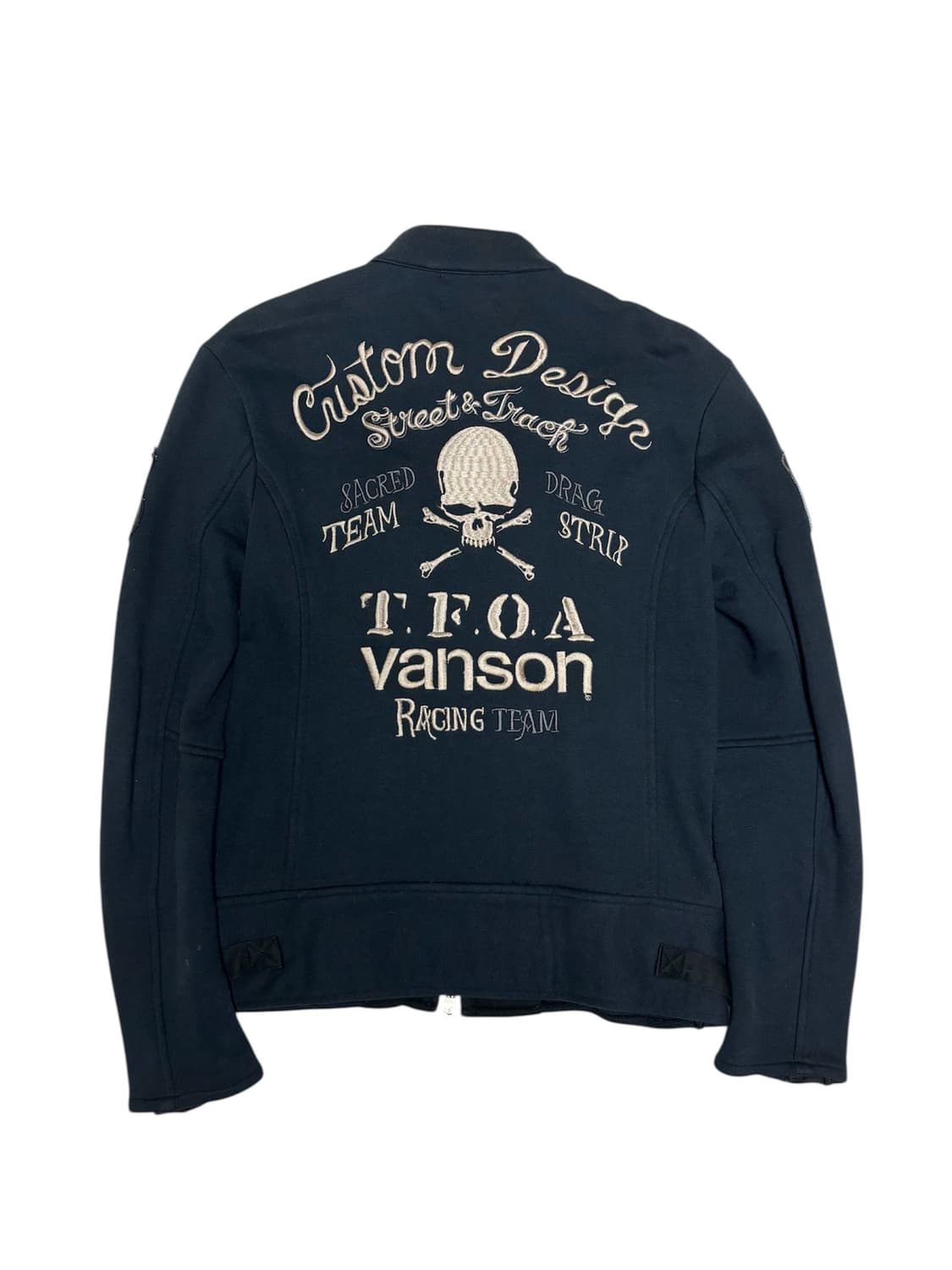 밴슨 vanson 무장전선 T.F.O.A 투웨이 코튼 바이커 자켓 S 상품이미지1