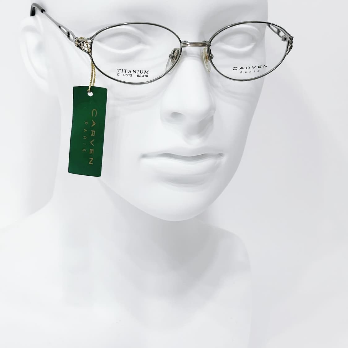 키지클럽 CARVEN 실버 데드스탁 빈티지안경 상품이미지6