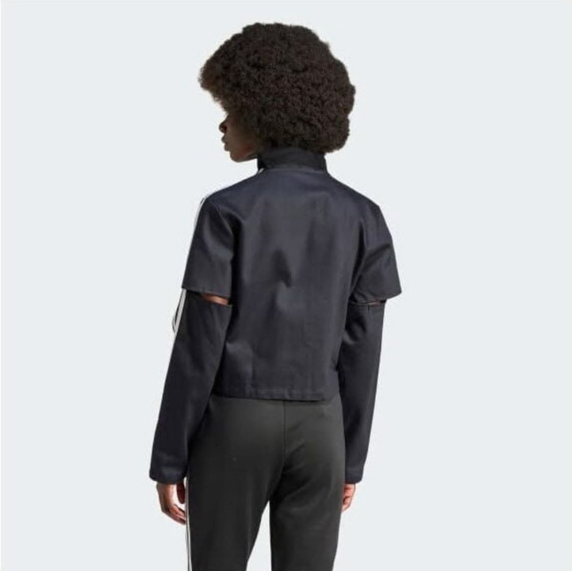 아디다스 여성 리프로세스드 트윔 트랙탑 셋업 세트 블랙 상품이미지7