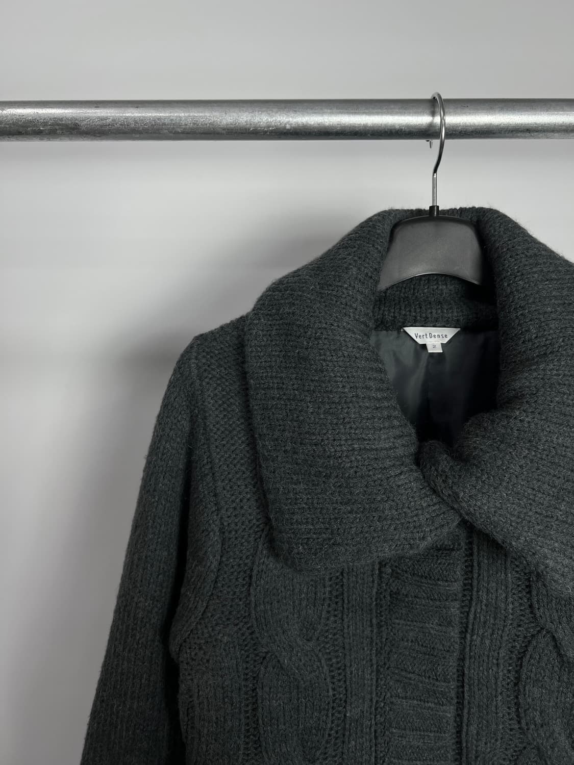 VERTDENSE 니트 집업 자켓  상품이미지2