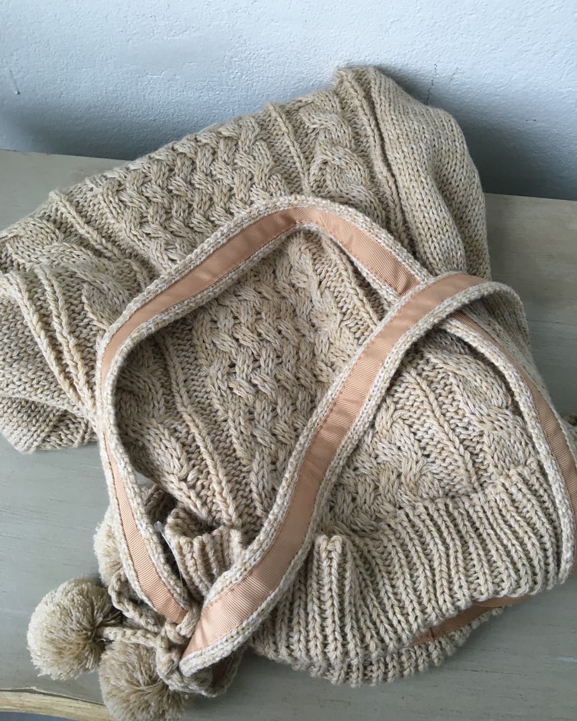  pom pom knit shoulder bag 상품이미지5