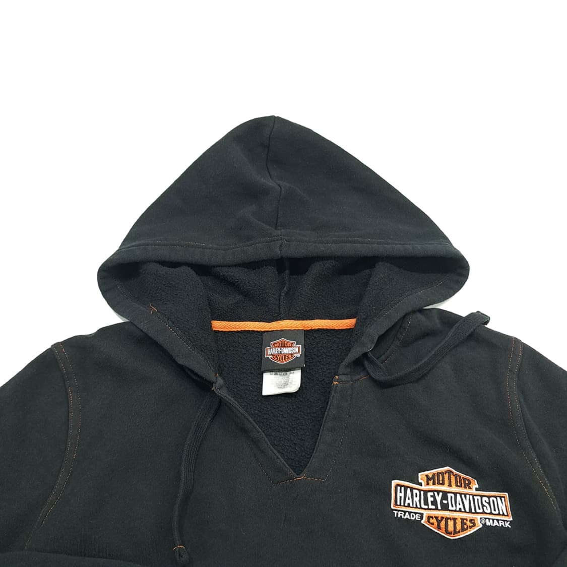 CN770 L 할리데이비슨 메디슨햇 알버타 한정판 기모 후드 블랙 상품이미지3