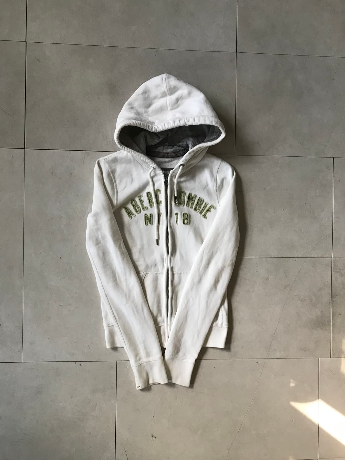 아베크롬비 화이트 후드집업 상품이미지6