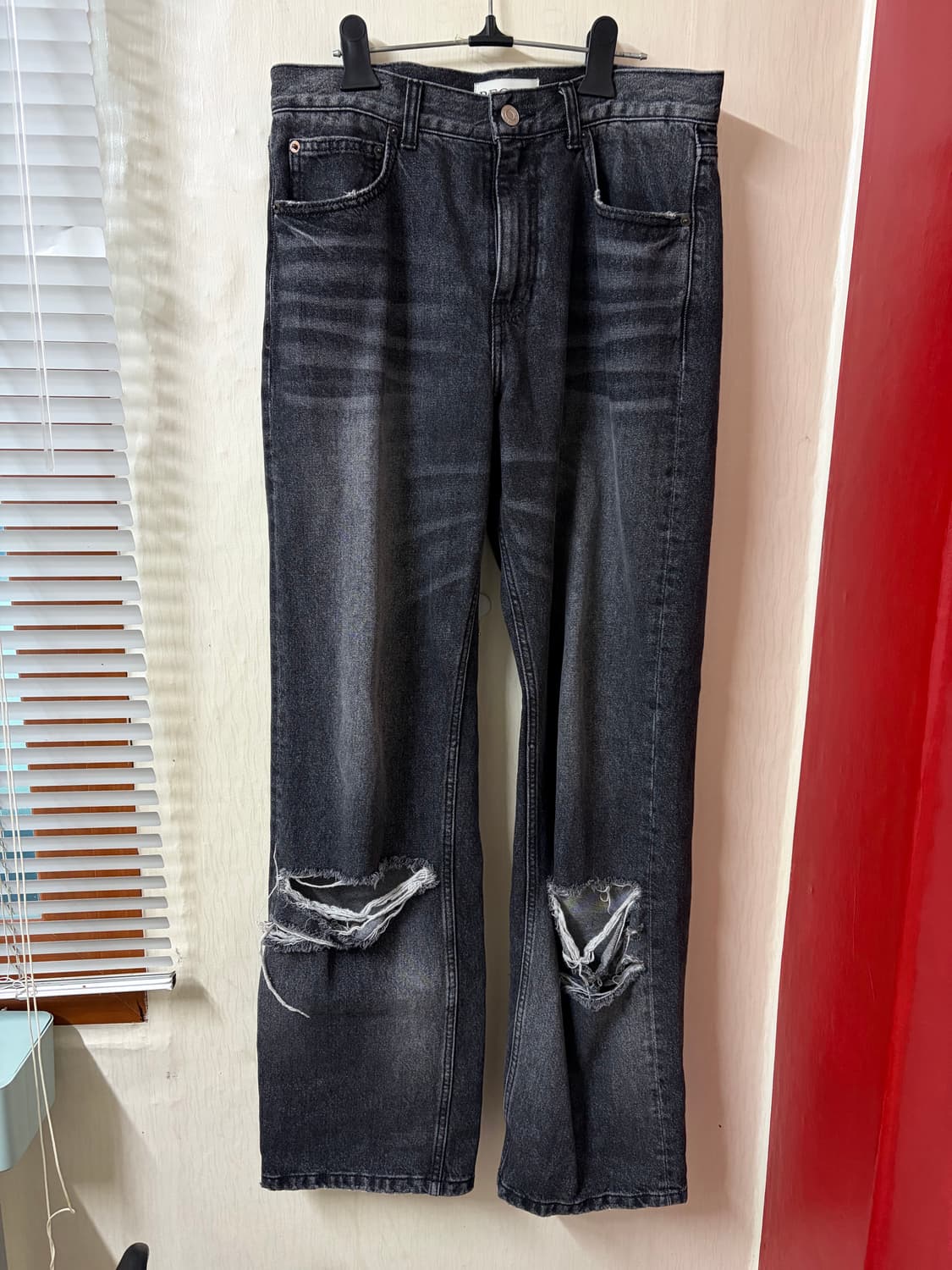 렉토 / 디스 흑청 데님팬츠 / S 상품이미지4