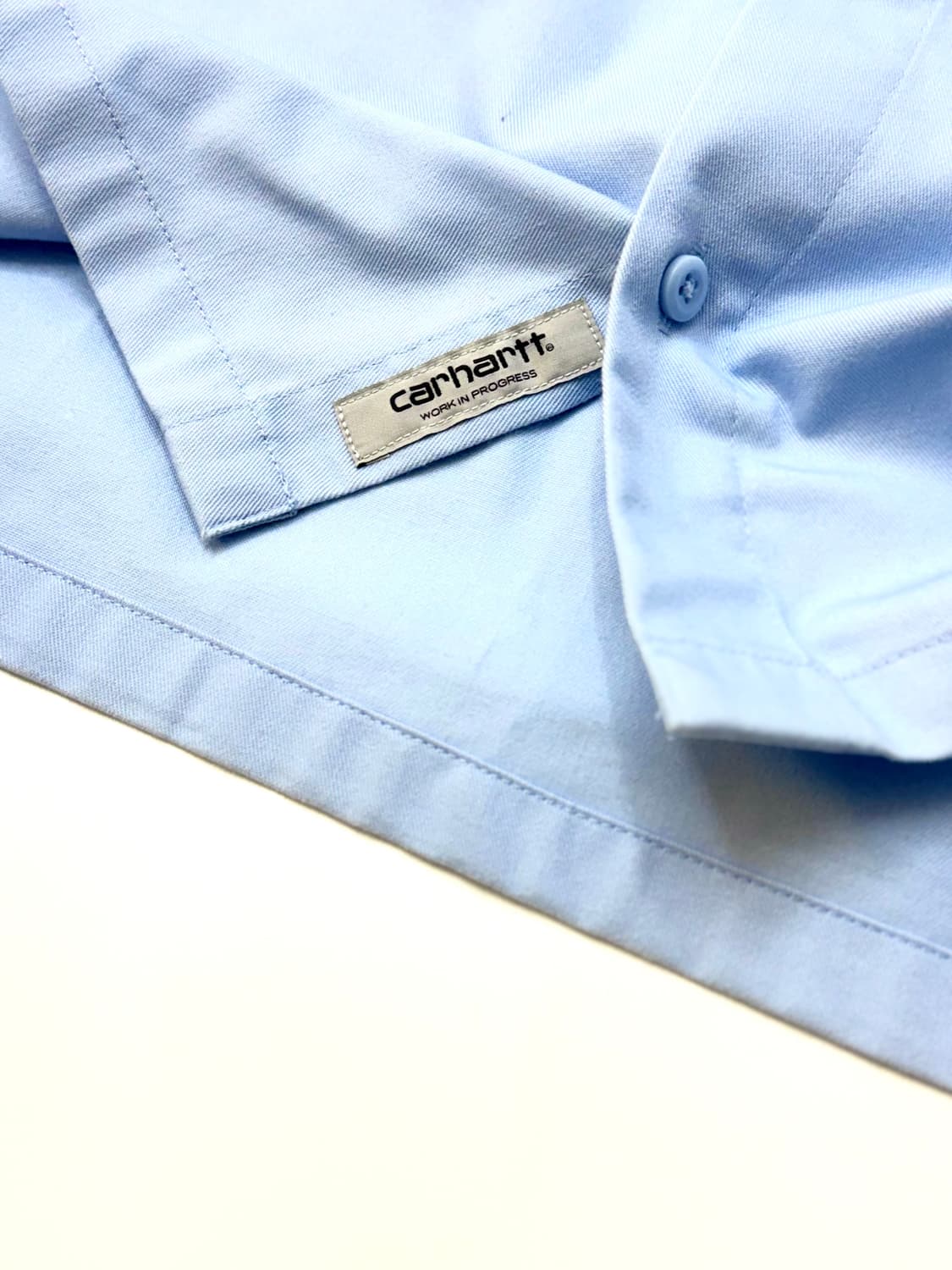 Carhartt WIP 칼하트 WIP 라이트블루 컬러 투포켓 워크 셔츠 상품이미지6