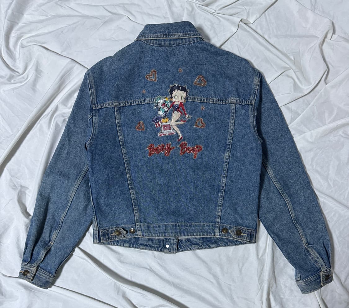 베티붑 커스텀 데님 자켓 y2k 상품이미지2