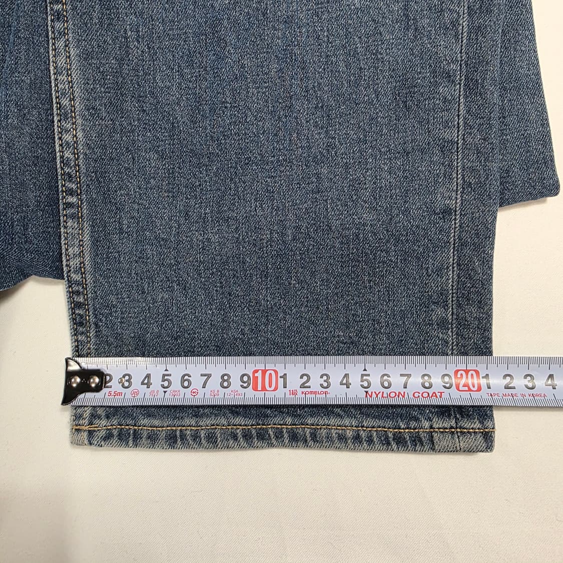 1136 캘빈클라인 다크 데님 와이드 청바지 26 상품이미지5