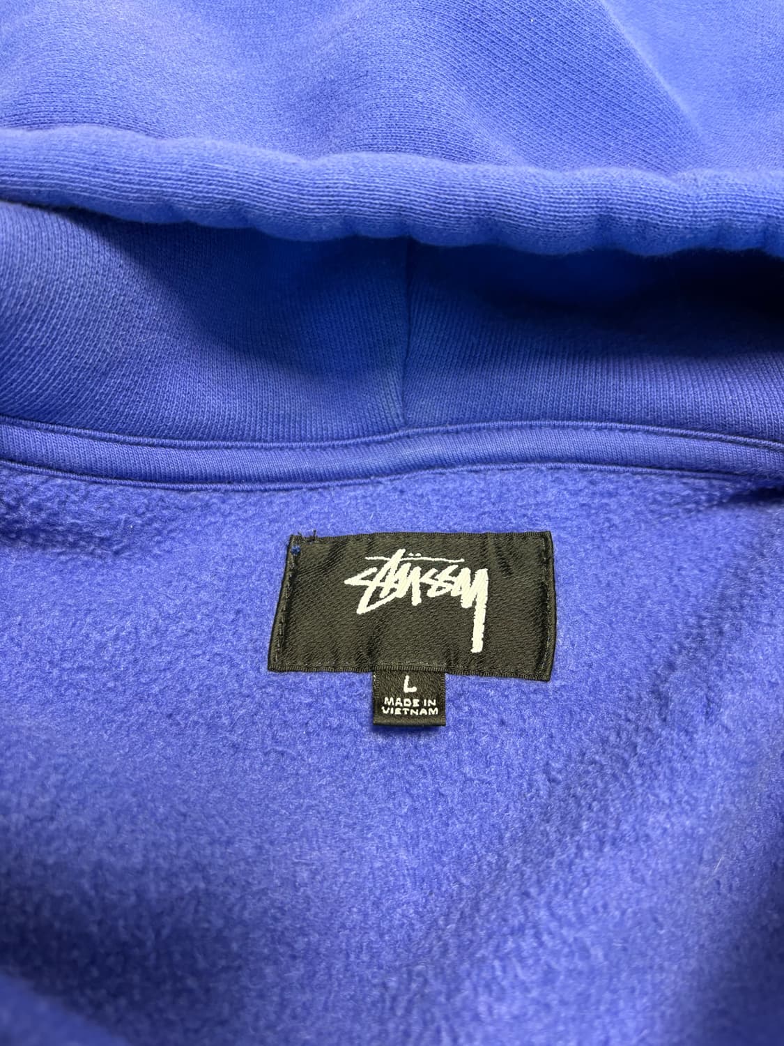 스투시 페이디드 그래픽 집 후드 퍼플  상품이미지3