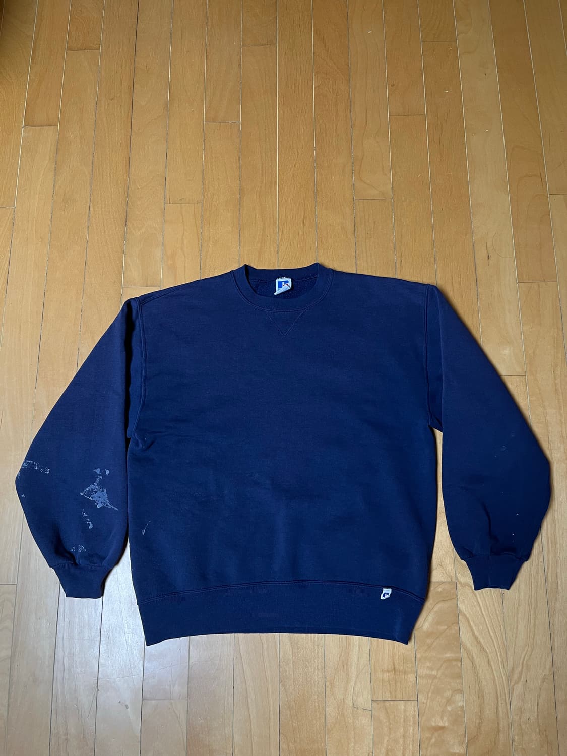 90s russell athletic 스웻 네이비 made in usa 상품이미지1