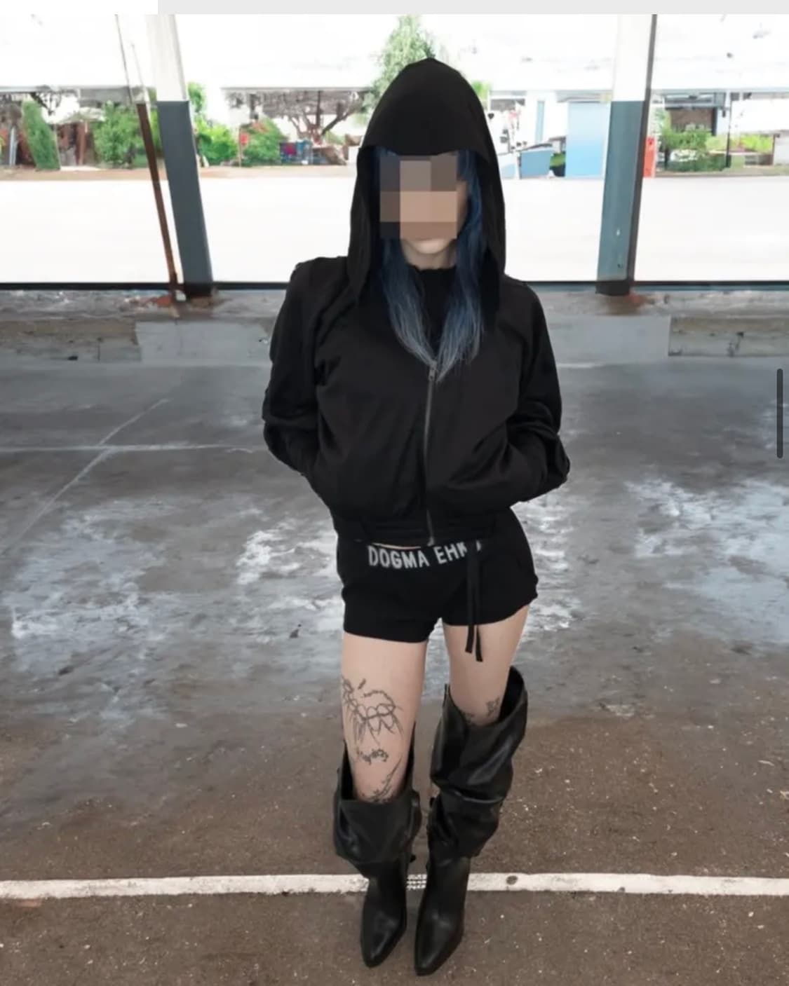 도그마엑스 집업 후디 블랙 상품이미지1