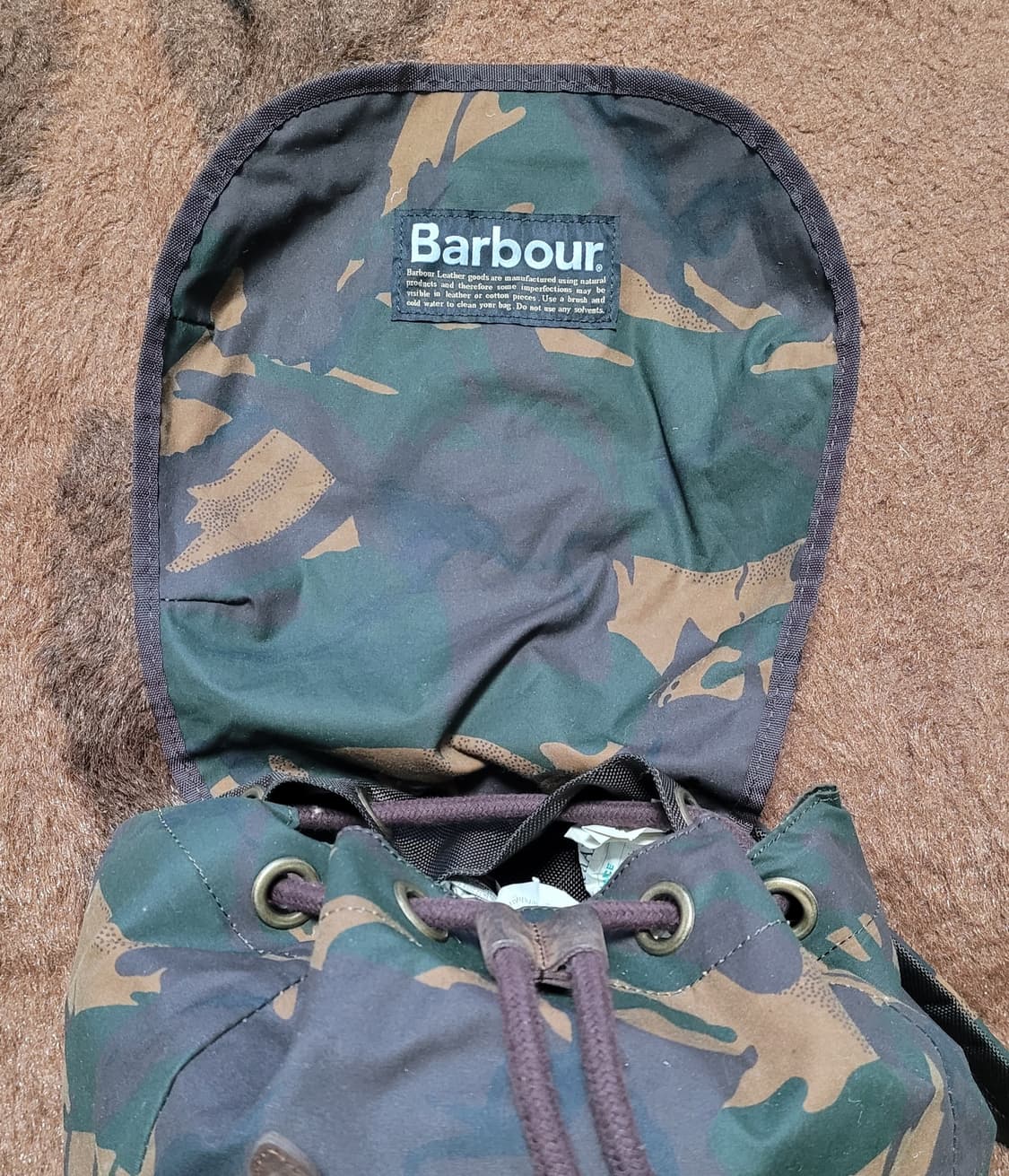 새제품 영국 직구 바버 톤다운 카모 패턴 중소형 데일리 백팩 상품이미지5