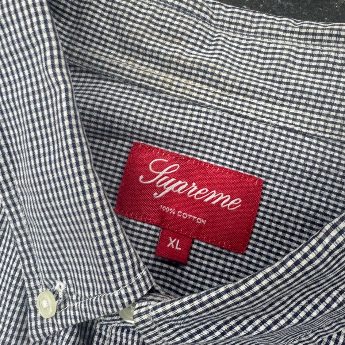 (105)슈프림체크셔츠 상품이미지4