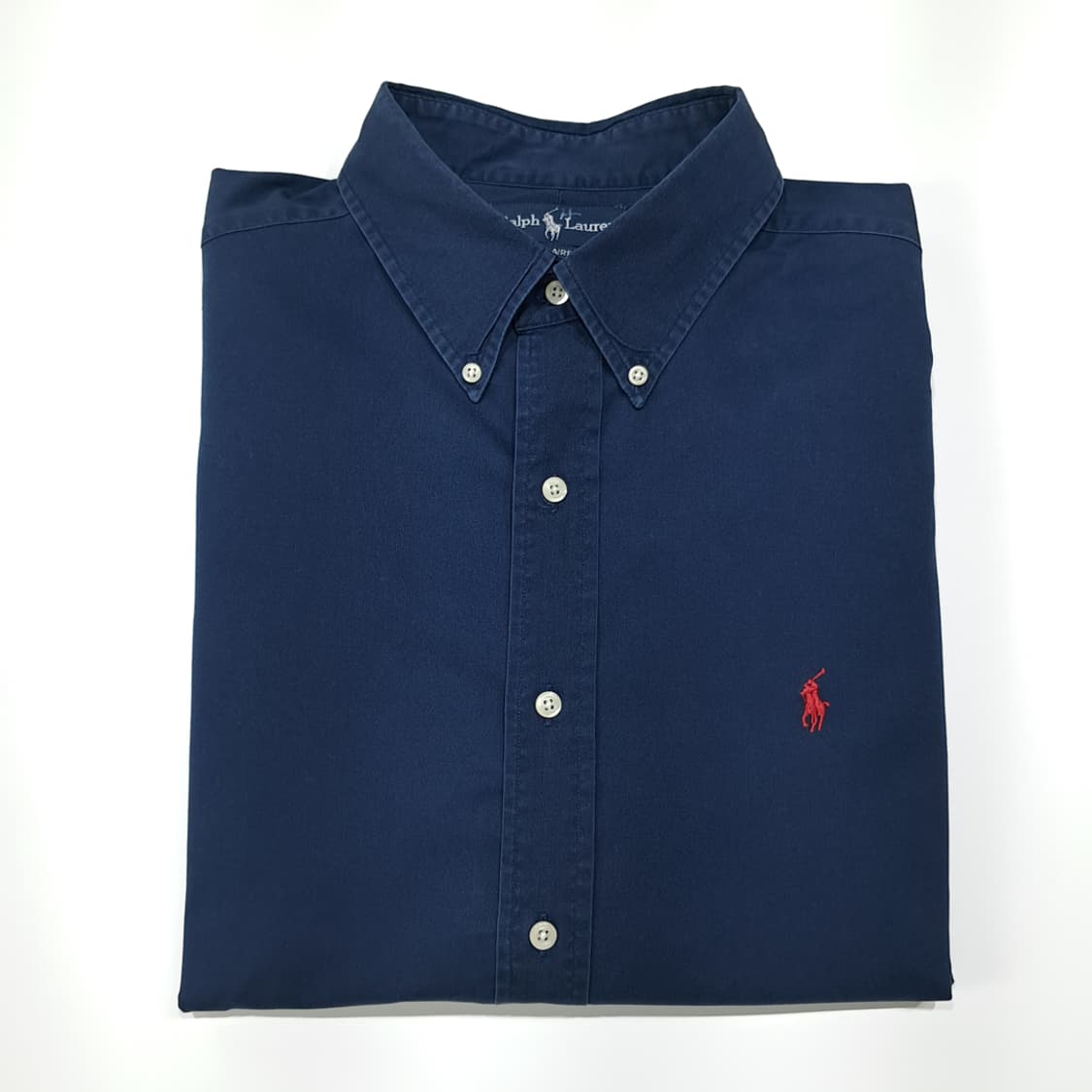CL817 2XL 폴로 90s 미국판 버튼다운 네이비 셔츠 남방 상품이미지7
