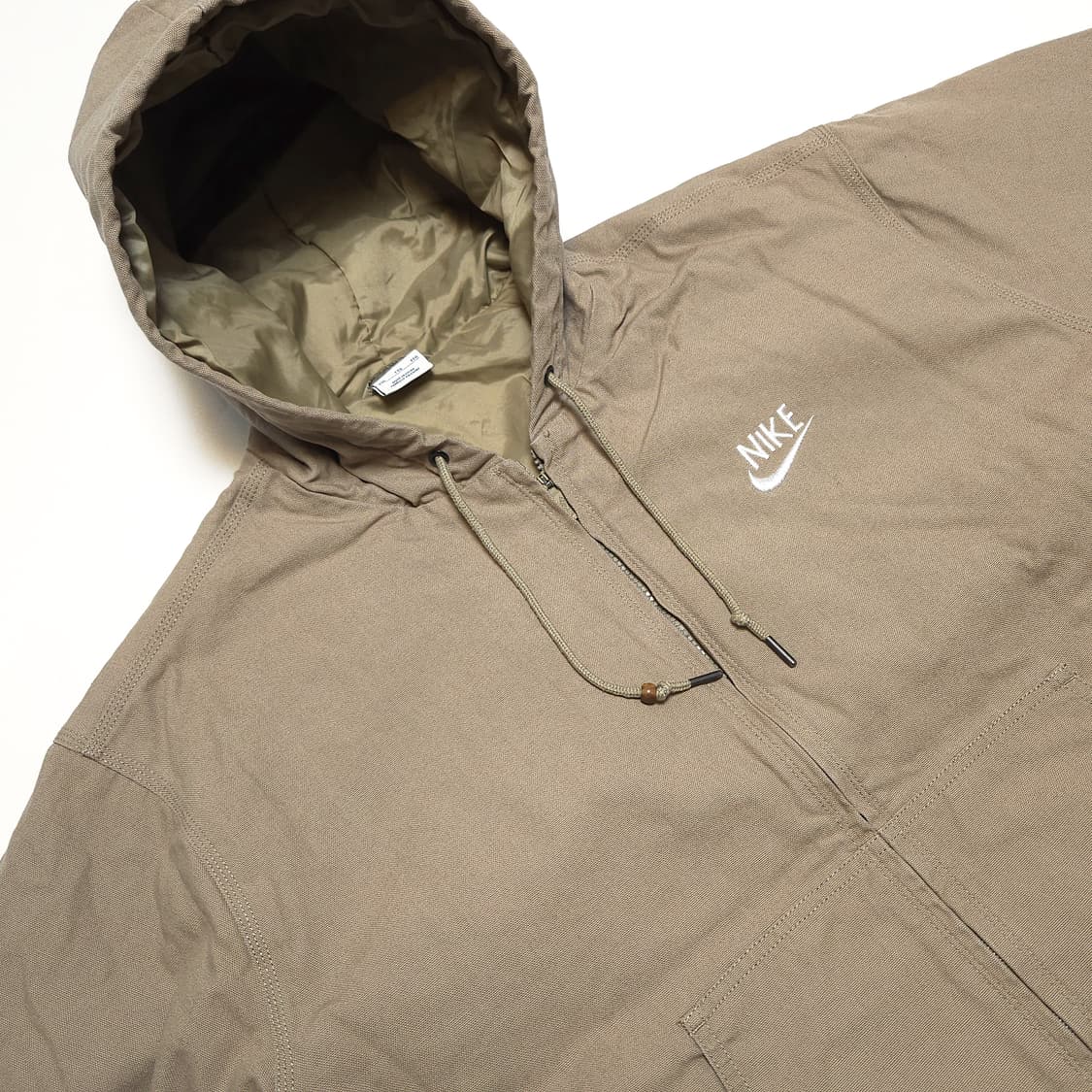 나이키 그래픽 캔버스 후드집 워크 자켓 베이지 상품이미지5