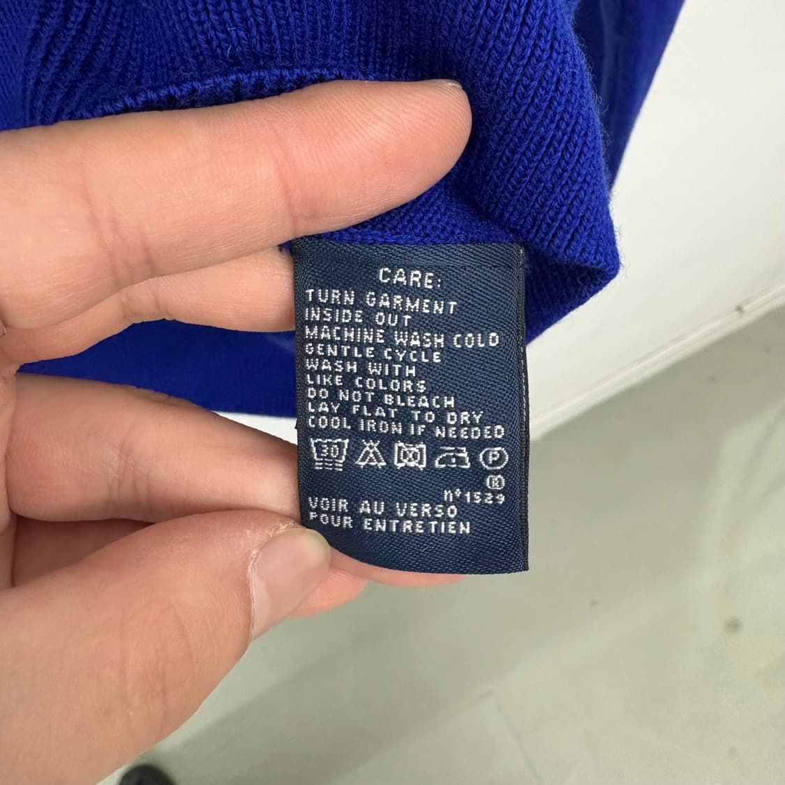 폴로 랄프로렌 브이넥 니트 블루 여/XL 상품이미지6